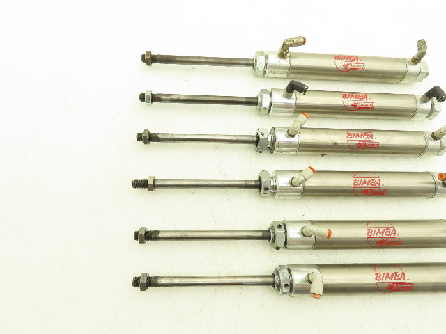 Bimba 124.75-DP Pneumatic Air Cylinder 1-1/4" Bore 4-3/4" Stroke 7/16" Rod