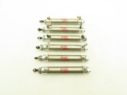 Bimba 124.75-DP Pneumatic Air Cylinder 1-1/4" Bore 4-3/4" Stroke 7/16" Rod