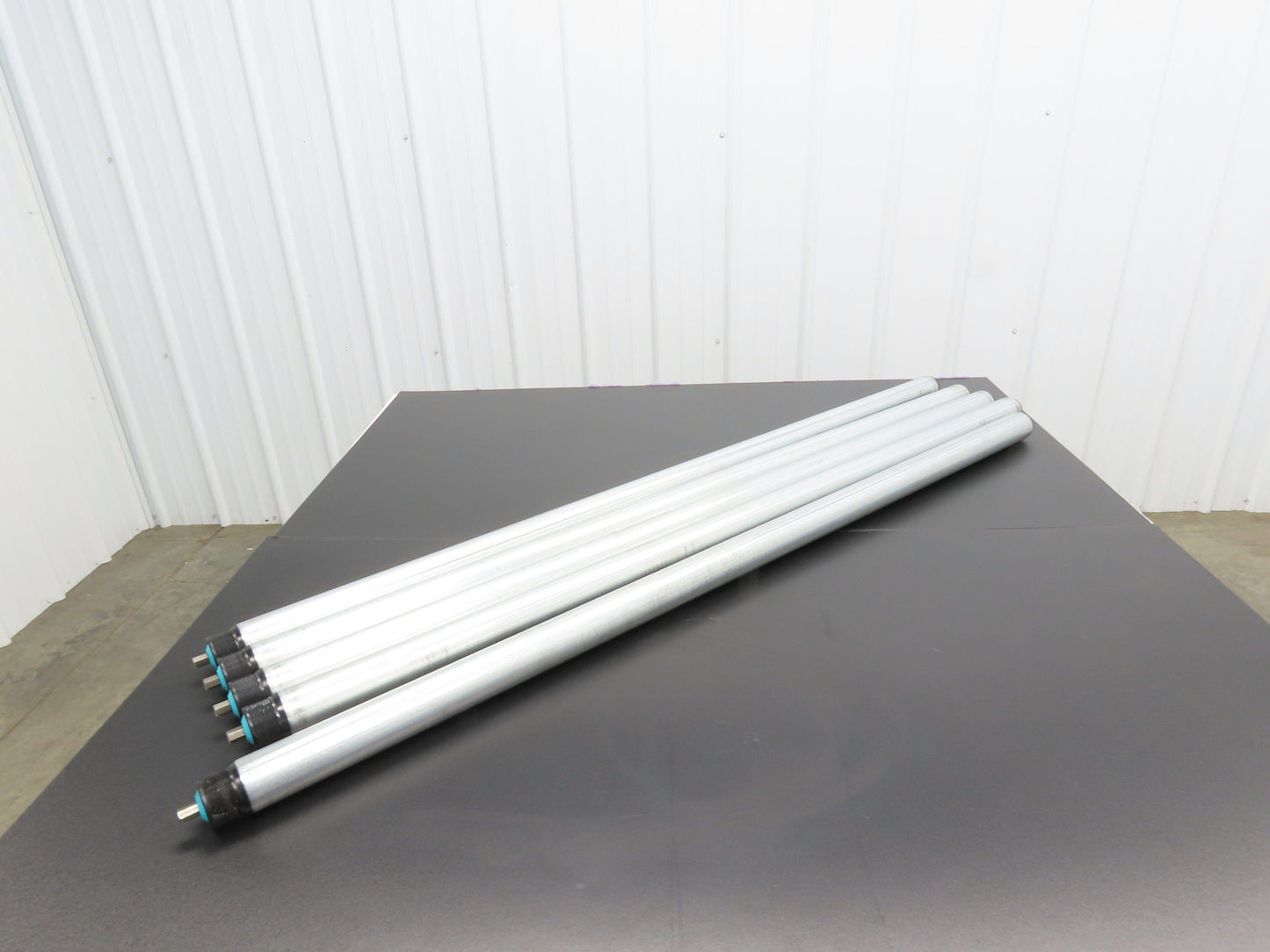 Damon 2250 Conveyor Roller 1.9"x 51"BF Poly-Vee Belt Galvanized Steel  Lot of 5