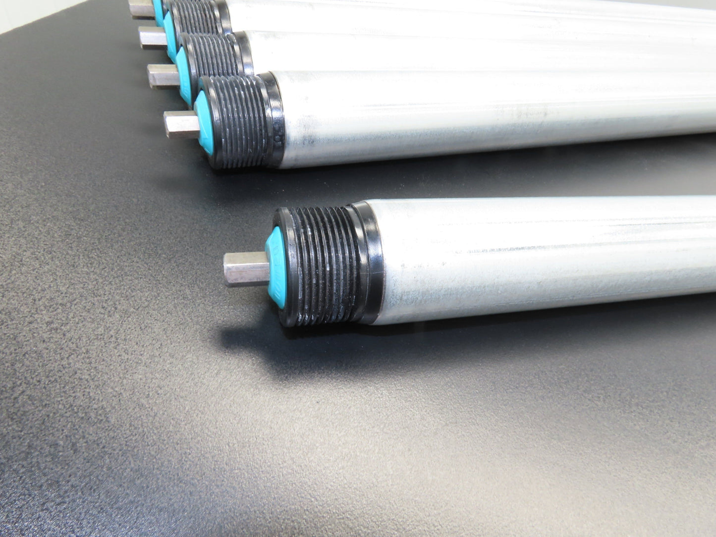 Damon 2250 Conveyor Roller 1.9"x 51"BF Poly-Vee Belt Galvanized Steel  Lot of 5