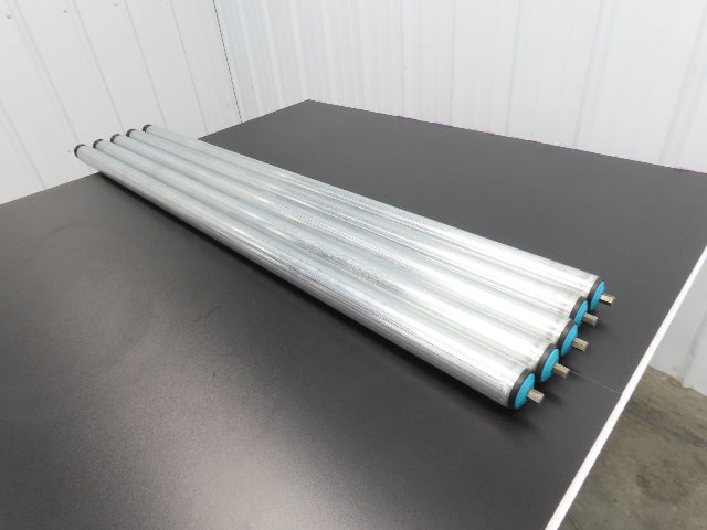 Damon 2250 Conveyor Roller 1.9"x 51"BF Poly-Vee Belt Galvanized Steel  Lot of 5