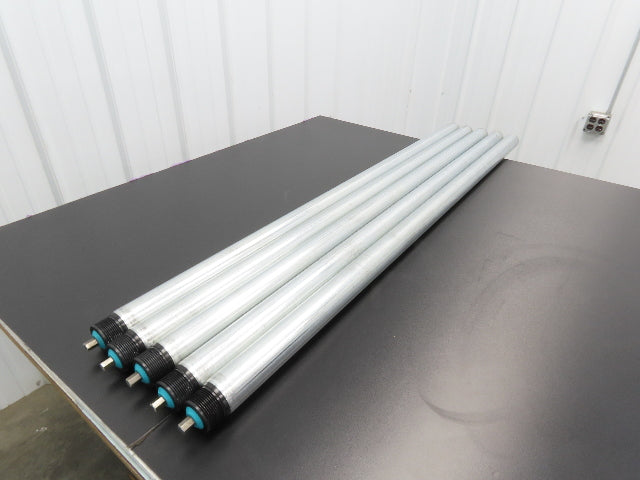 Damon 2250 Conveyor Roller 1.9"x 51"BF Poly-Vee Belt Galvanized Steel  Lot of 5
