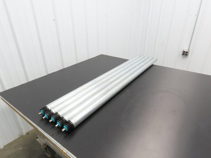 Damon 2250 Conveyor Roller 1.9"x 51"BF Poly-Vee Belt Galvanized Steel  Lot of 5