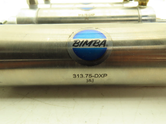 Bimba 313.75-DXP Pneumatic Air Cylinder 2" Bore 3-3/4" Stroke 5/8" Rod