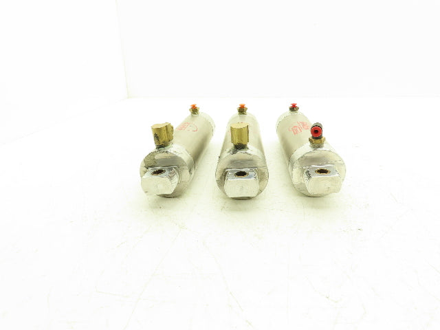 Bimba 313.75-DXP Pneumatic Air Cylinder 2" Bore 3-3/4" Stroke 5/8" Rod Lot of 3