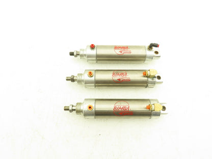 Bimba 313.75-DXP Pneumatic Air Cylinder 2" Bore 3-3/4" Stroke 5/8" Rod Lot of 3