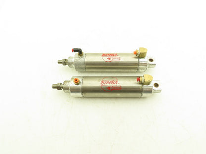 Bimba 313.75-DXP Pneumatic Air Cylinder 2" Bore 3-3/4" Stroke 5/8" Rod