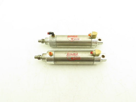 Bimba 313.75-DXP Pneumatic Air Cylinder 2" Bore 3-3/4" Stroke 5/8" Rod