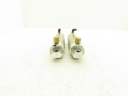 ARO 313.75-DXP Pneumatic Air Cylinder Silverair 2" Bore 3-3/4" Stroke 5/8" Rod