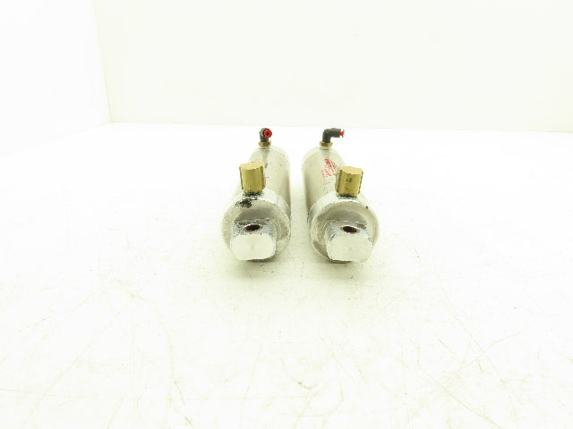 ARO 313.75-DXP Pneumatic Air Cylinder Silverair 2" Bore 3-3/4" Stroke 5/8" Rod