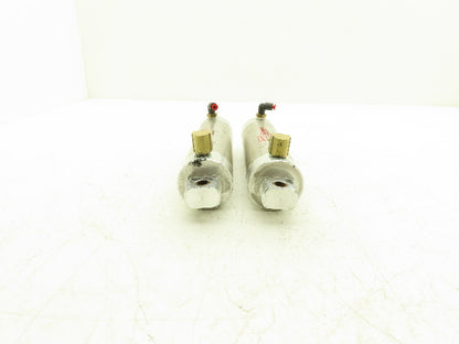 ARO 313.75-DXP Pneumatic Air Cylinder Silverair 2" Bore 3-3/4" Stroke 5/8" Rod