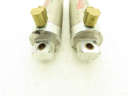 ARO 313.75-DXP Pneumatic Air Cylinder Silverair 2" Bore 3-3/4" Stroke 5/8" Rod