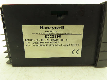 Honeywell DC330B-EE-000-22-000000-20-0 UDC3300 Digital Temperature Controller