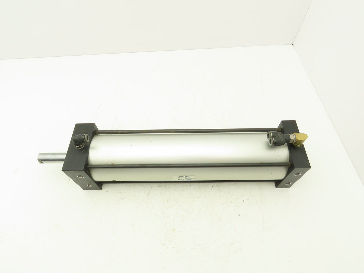 TRD Bimba Pneumatic Air Cylinder 4" Bore 15" Stroke 250 PSI Bottom Tapped