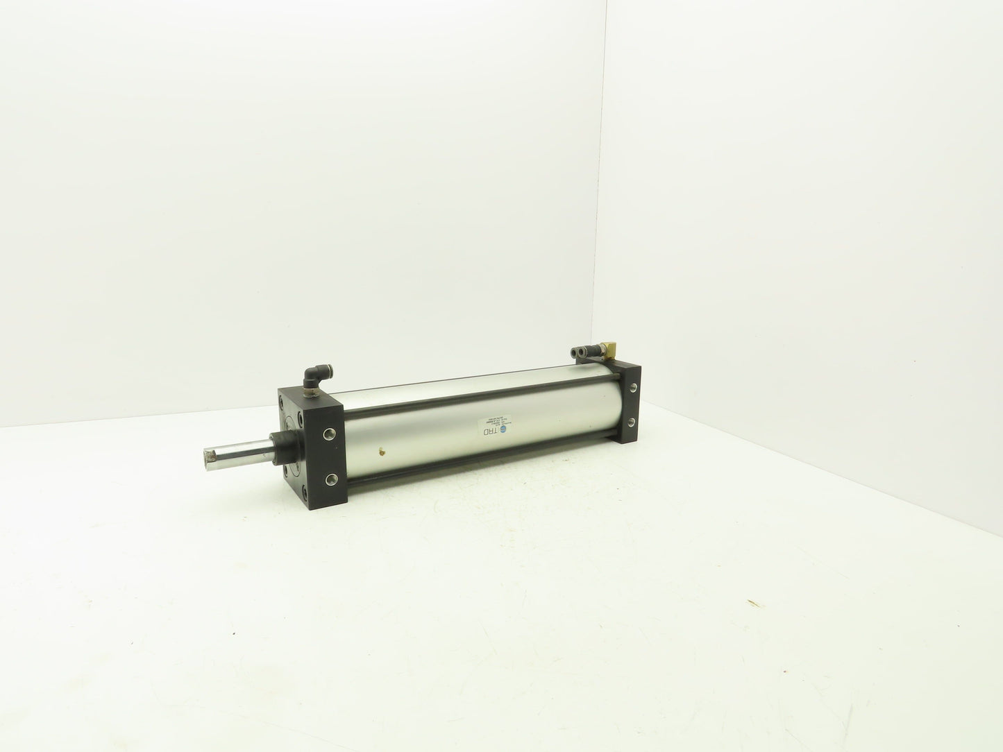 TRD Bimba Pneumatic Air Cylinder 4" Bore 15" Stroke 250 PSI Bottom Tapped