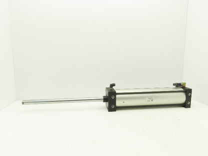 TRD Bimba Pneumatic Air Cylinder 4" Bore 15" Stroke 250 PSI Bottom Tapped