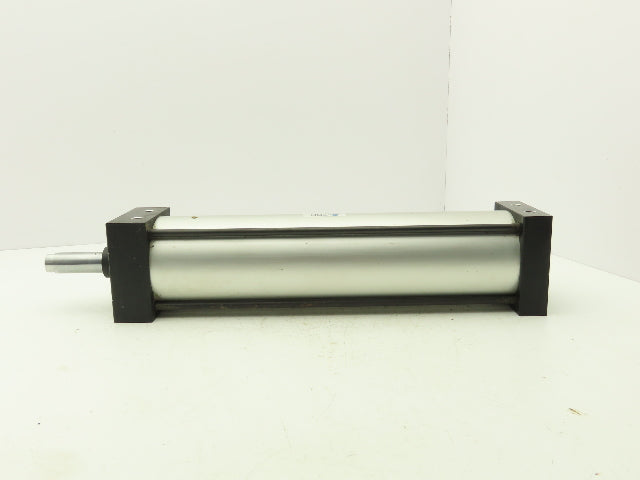 TRD Bimba Pneumatic Air Cylinder 4" Bore 15" Stroke 250 PSI Bottom Tapped