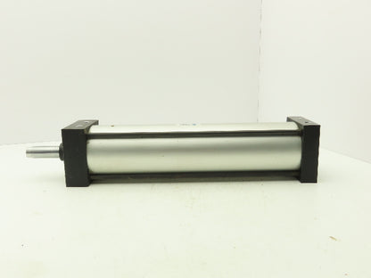 TRD Bimba Pneumatic Air Cylinder 4" Bore 15" Stroke 250 PSI Bottom Tapped