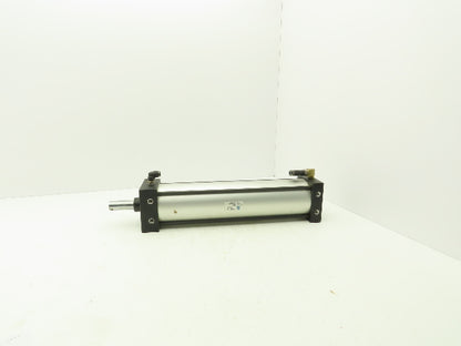 TRD Bimba Pneumatic Air Cylinder 4" Bore 15" Stroke 250 PSI Bottom Tapped