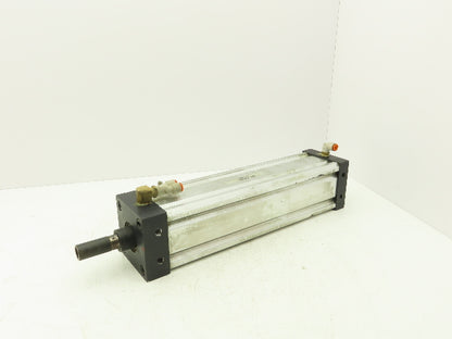 ARO Pneumatic Air Cylinder 4" Bore 15" Stroke 250 PSI Bottom Tapped
