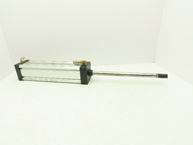 ARO Pneumatic Air Cylinder 4" Bore 15" Stroke 250 PSI Bottom Tapped