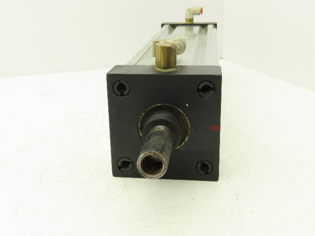 ARO Pneumatic Air Cylinder 4" Bore 15" Stroke 250 PSI Bottom Tapped