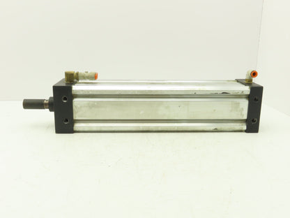 ARO Pneumatic Air Cylinder 4" Bore 15" Stroke 250 PSI Bottom Tapped