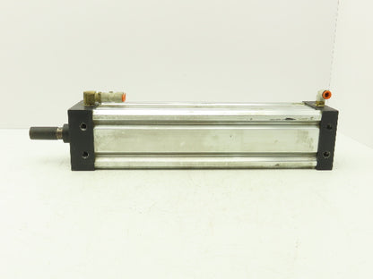ARO Pneumatic Air Cylinder 4" Bore 15" Stroke 250 PSI Bottom Tapped