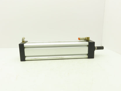ARO Pneumatic Air Cylinder 4" Bore 15" Stroke 250 PSI Bottom Tapped