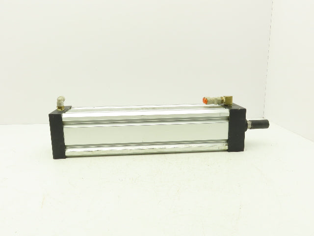 ARO Pneumatic Air Cylinder 4" Bore 15" Stroke 250 PSI Bottom Tapped