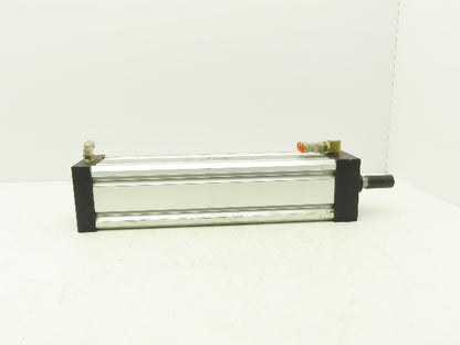 ARO Pneumatic Air Cylinder 4" Bore 15" Stroke 250 PSI Bottom Tapped