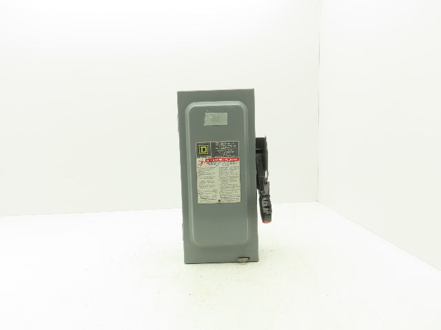 Square D H361 Fusible Heavy Duty Safety Disconnect Switch 30A 600VAC F05