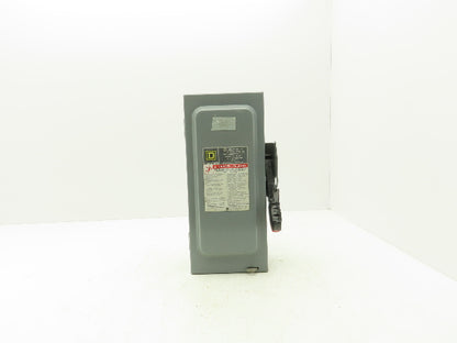 Square D H361 Fusible Heavy Duty Safety Disconnect Switch 30A 600VAC F05