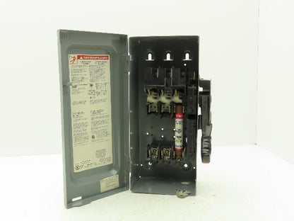 Square D H361 Fusible Heavy Duty Safety Disconnect Switch 30A 600VAC F05
