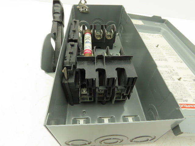 Square D H361 Fusible Heavy Duty Safety Disconnect Switch 30A 600VAC F05