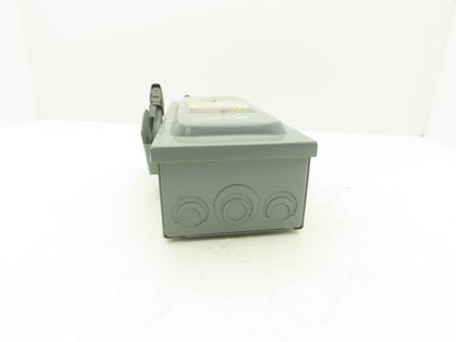Square D H361 Fusible Heavy Duty Safety Disconnect Switch 30A 600VAC F05
