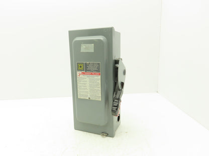 Square D H361 Fusible Heavy Duty Safety Disconnect Switch 30A 600VAC F05