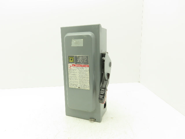 Square D H361 Fusible Heavy Duty Safety Disconnect Switch 30A 600VAC F05