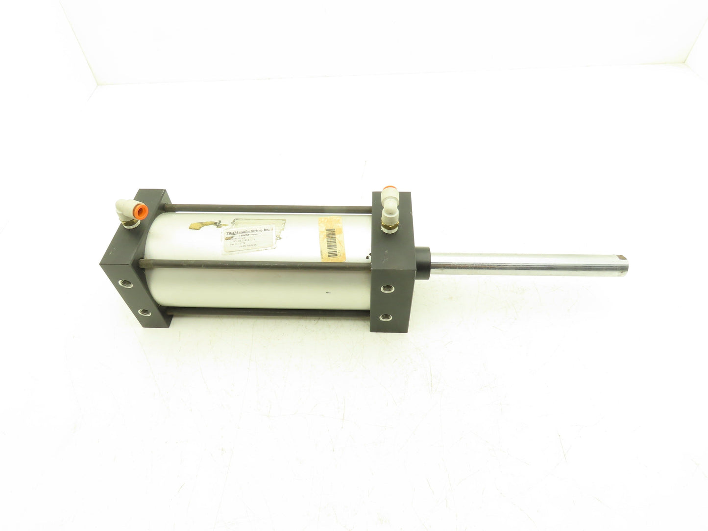 TRD Bimba Pneumatic Air Cylinder 4" Bore 8" Stroke 250 PSI Bottom Tapped