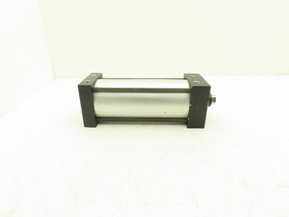 TRD Bimba Pneumatic Air Cylinder 4" Bore 8" Stroke 250 PSI Bottom Tapped