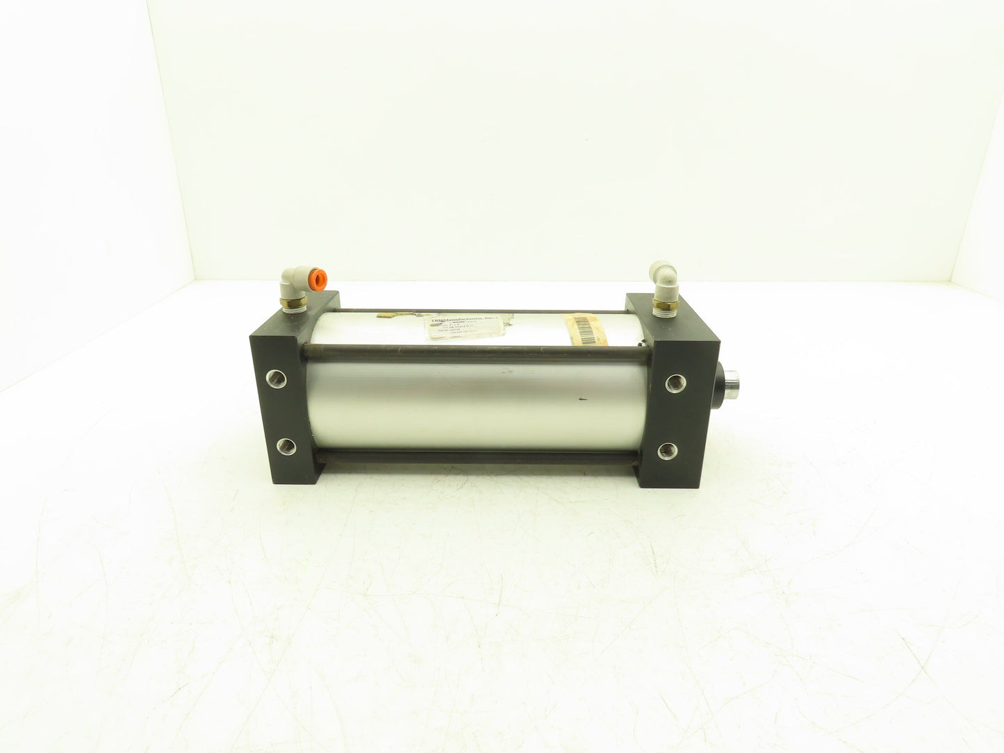 TRD Bimba Pneumatic Air Cylinder 4" Bore 8" Stroke 250 PSI Bottom Tapped