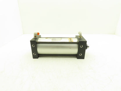 TRD Bimba Pneumatic Air Cylinder 4" Bore 8" Stroke 250 PSI Bottom Tapped