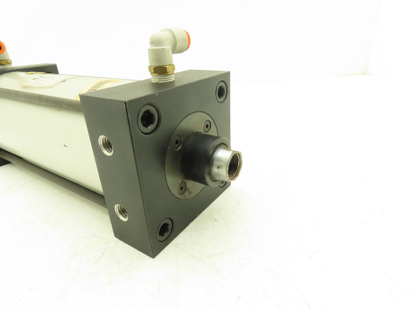 TRD Bimba Pneumatic Air Cylinder 4" Bore 8" Stroke 250 PSI Bottom Tapped