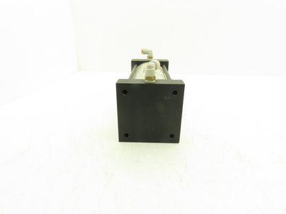 TRD Bimba Pneumatic Air Cylinder 4" Bore 8" Stroke 250 PSI Bottom Tapped