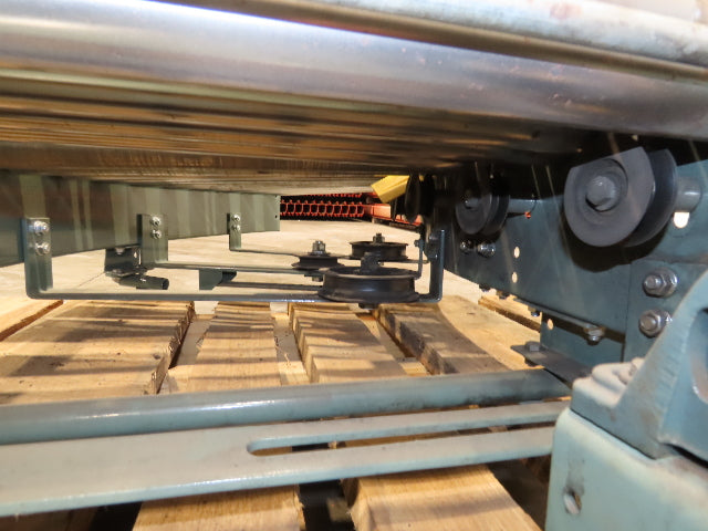 Hytrol 45° S-Curve 24" Accumulation Roller Conveyor 21"BF Slave Belt Drive 9' 6"