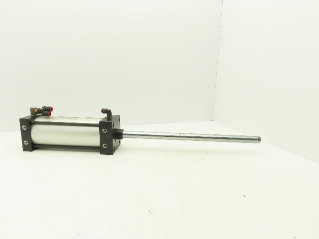 TRD Bimba Pneumatic Air Cylinder 4" Bore 8" Stroke 250 PSI 10.25" Extended Rod