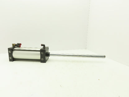 TRD Bimba Pneumatic Air Cylinder 4" Bore 8" Stroke 250 PSI 10.25" Extended Rod