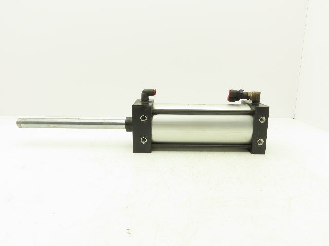 TRD Bimba Pneumatic Air Cylinder 4" Bore 8" Stroke 250 PSI 10.25" Extended Rod