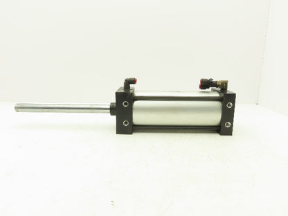 TRD Bimba Pneumatic Air Cylinder 4" Bore 8" Stroke 250 PSI 10.25" Extended Rod