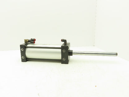 TRD Bimba Pneumatic Air Cylinder 4" Bore 8" Stroke 250 PSI 10.25" Extended Rod